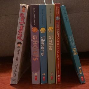 set of 6 graphic novels